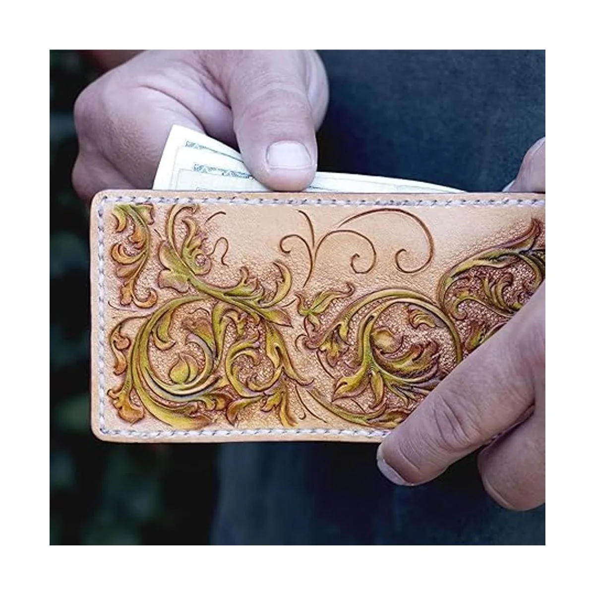 Realeather Silver Edition Kit de cartera para tarjetas de_4