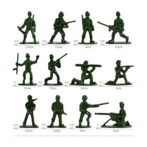 Rainbow Toyfrog Figuras de soldados de la Segunda Guerra_4
