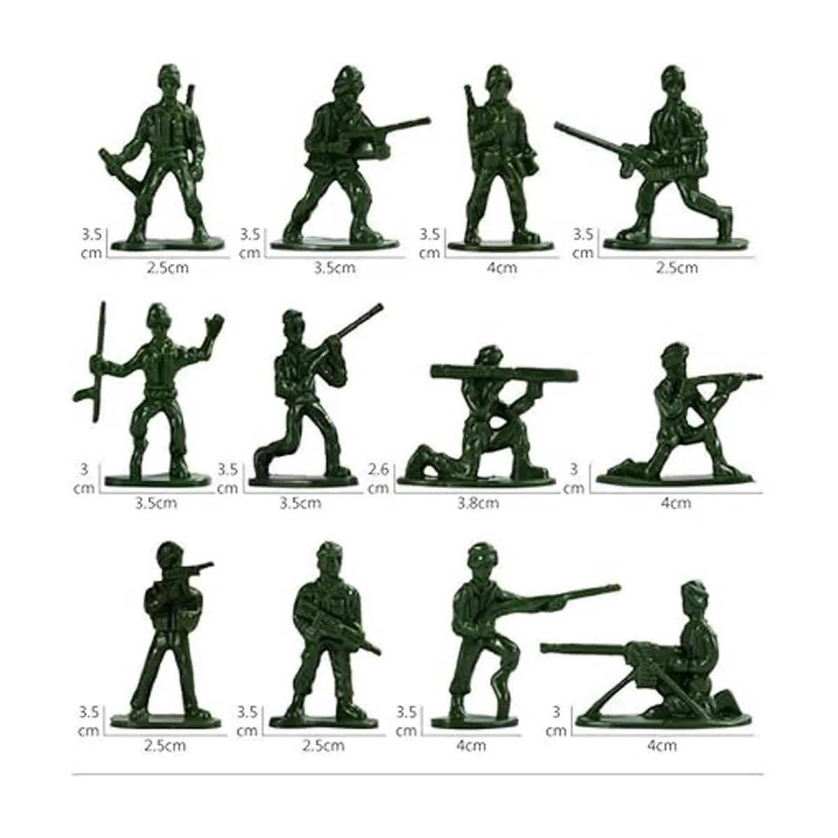 Rainbow Toyfrog Figuras de soldados de la Segunda Guerra_4