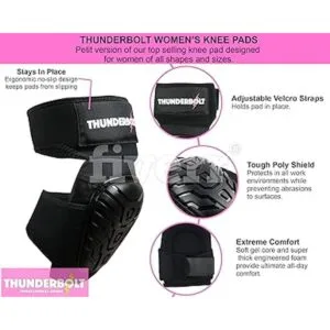 Rodilleras para mujer para el trabajo de Thunderbolt para_2