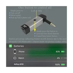 Airfrex Adaptador Bluetooth para auriculares Bose_5