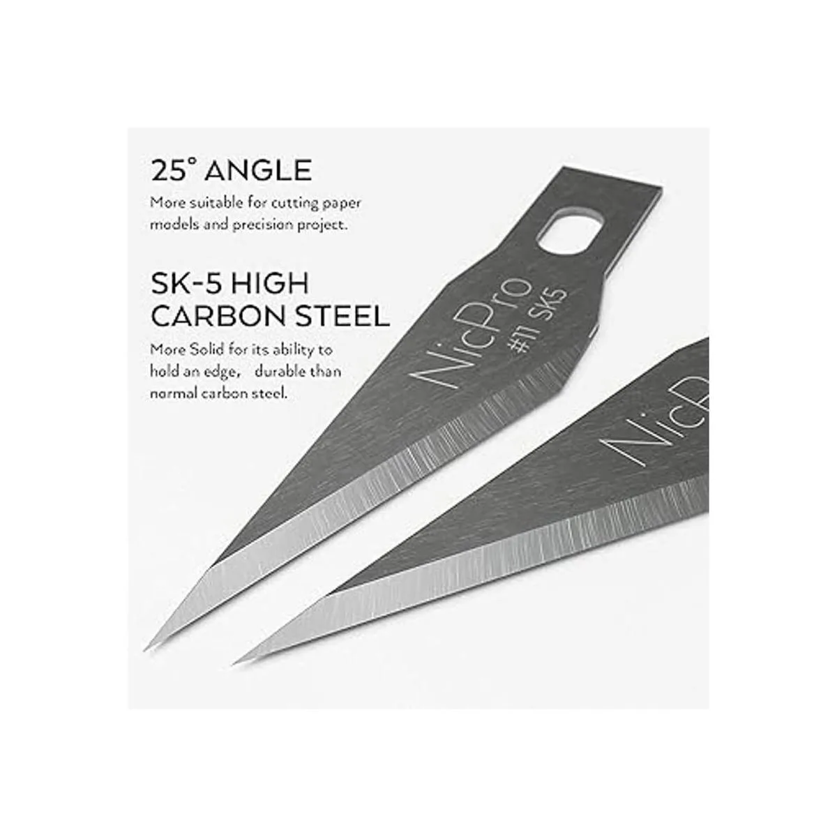 Nicpro Juego de 123 cuchillos para pasatiempos 3_3