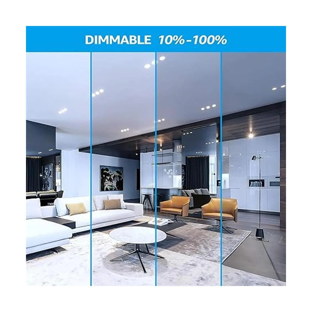 TORCHSTAR Paquete de 12 bombillas LED PAR30 de cuello_4