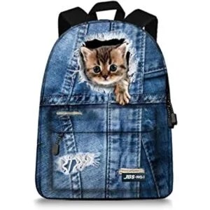 JBSNO.1 Linda mochila de gatos para adolescentes bolsas_1
