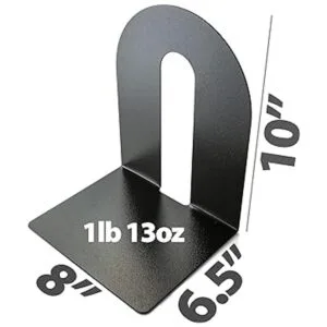 Officemate Sujetalibros acero pesado de 10 pulgadas_2