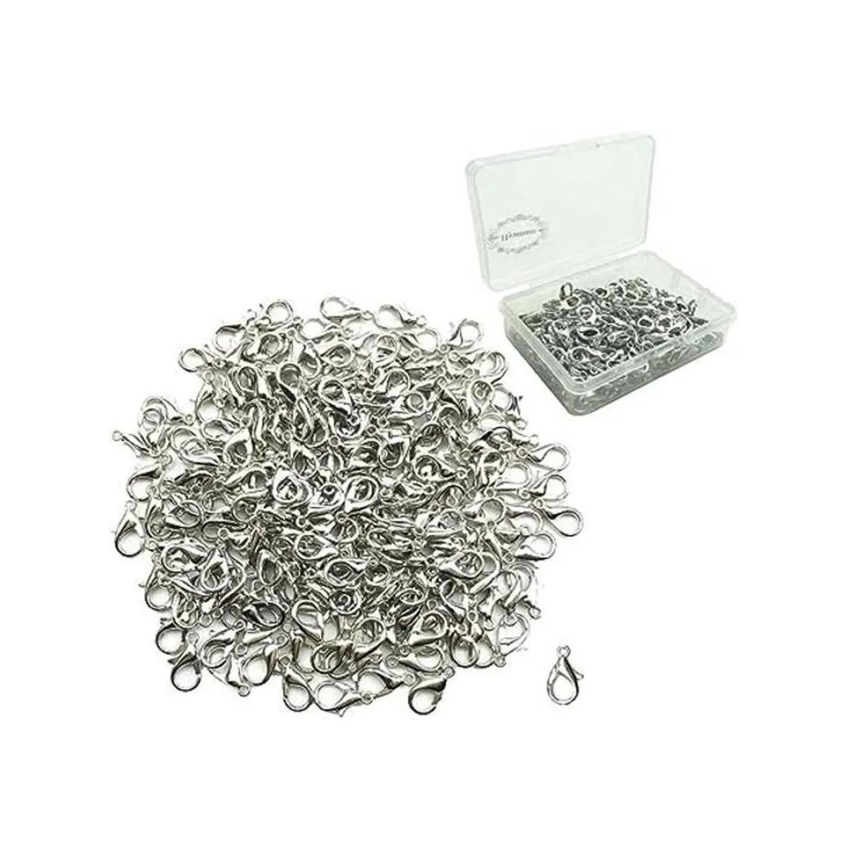 Hyamass 200 cierres curvos de langosta de 0.276 x 0.472 in_1