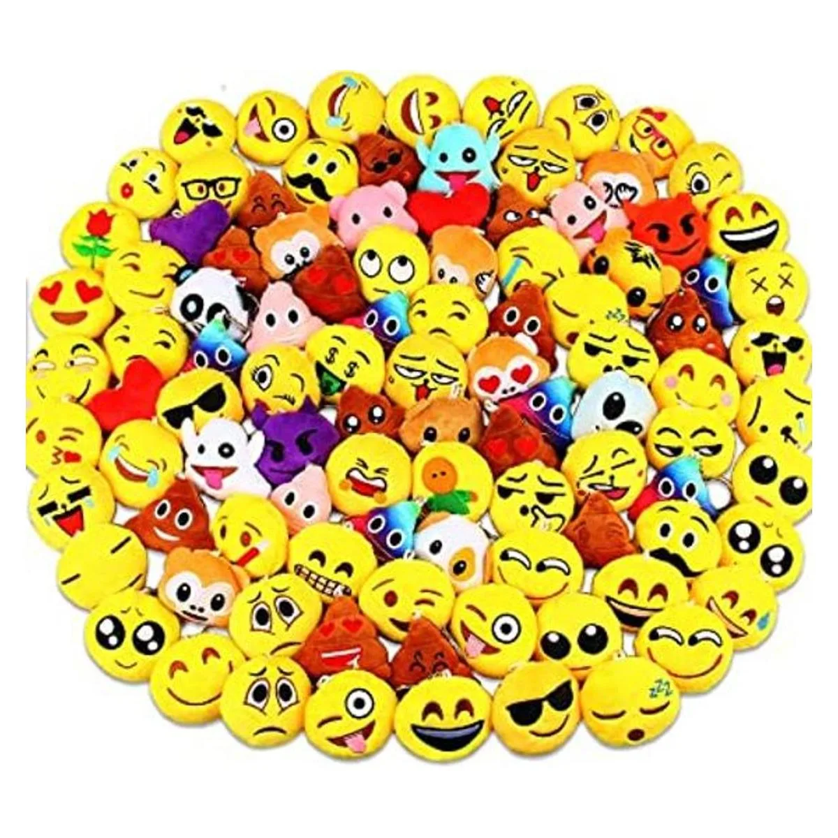 Dreampark Emoji Llavero de felpa para niños diseño de_1