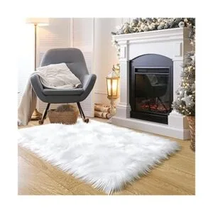 Noahas Alfombra de lujo esponjosa para dormitorio o_2