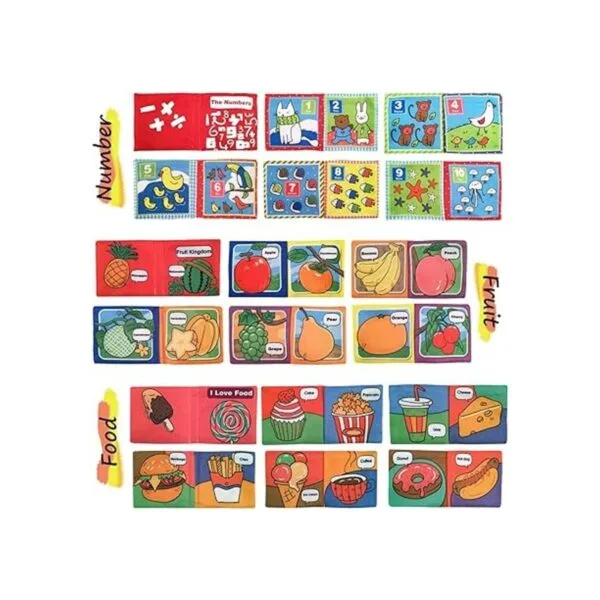 Libros de tela suave para bebés niños pequeños y bebés_6