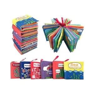 Libros de tela suave para bebés niños pequeños y bebés_2