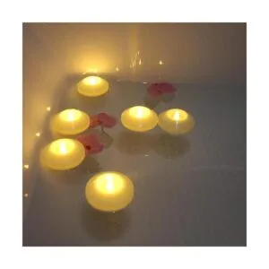 ARDUX 12 velas LED flotantes 3 pulgadas de plástico sin_4