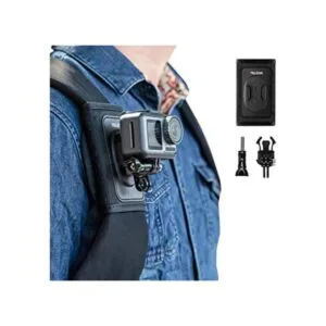 TELESIN Mochila de rotación 360 para cámara con clip de_1