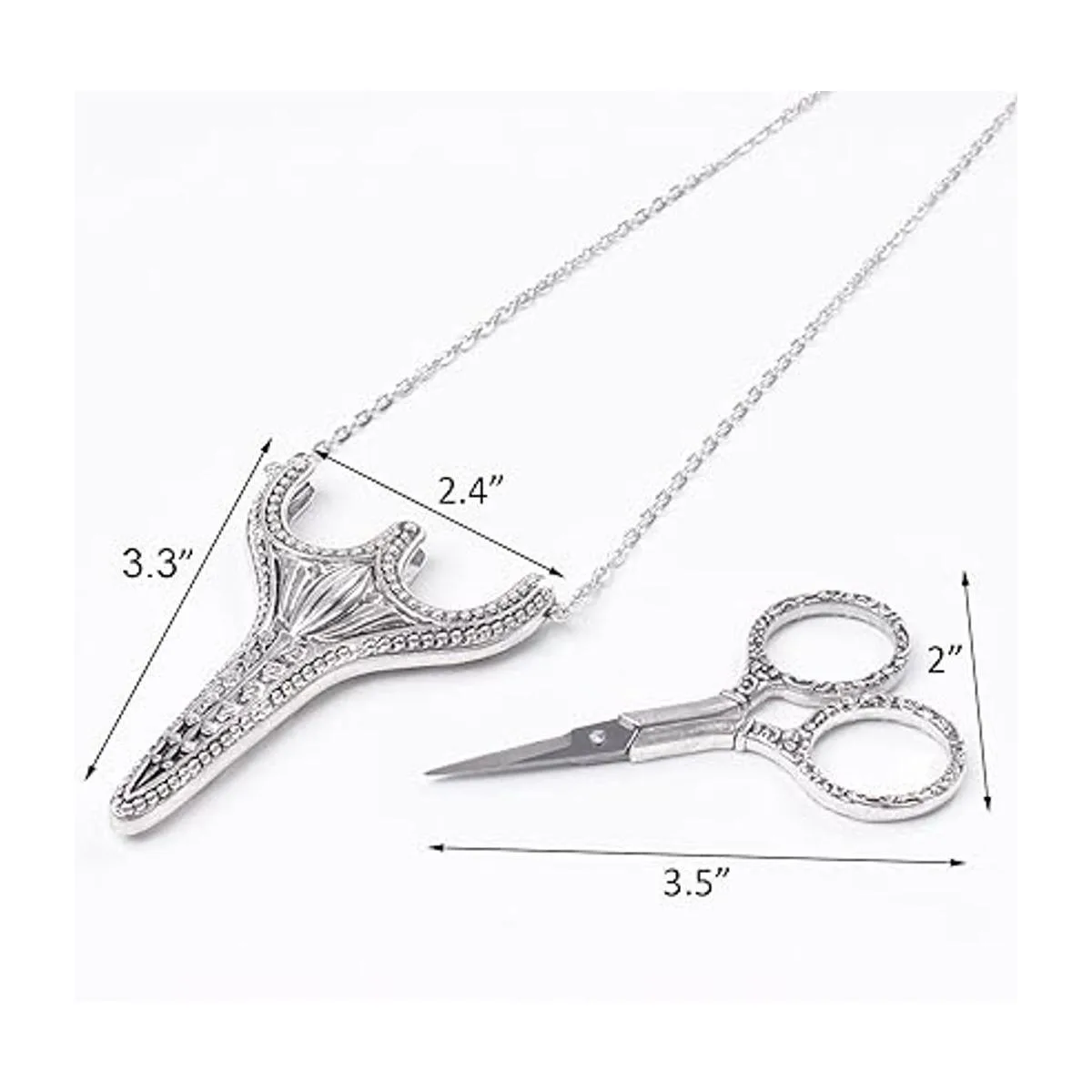 BIHRTC Tijeras de seguridad de acero inoxidable con punta_6