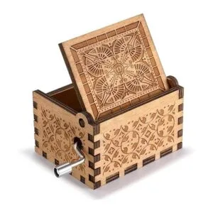 Caja de música Huntmic de madera de belleza y la bestia_3