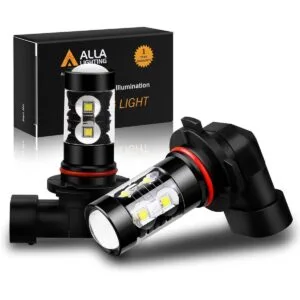 Alla Lighting H10 9145 Bombillas LED Super Brillante 6000K_1