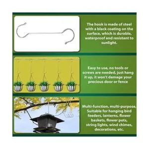 Ganchos de metal para colgar en S de Navidad de 12_4