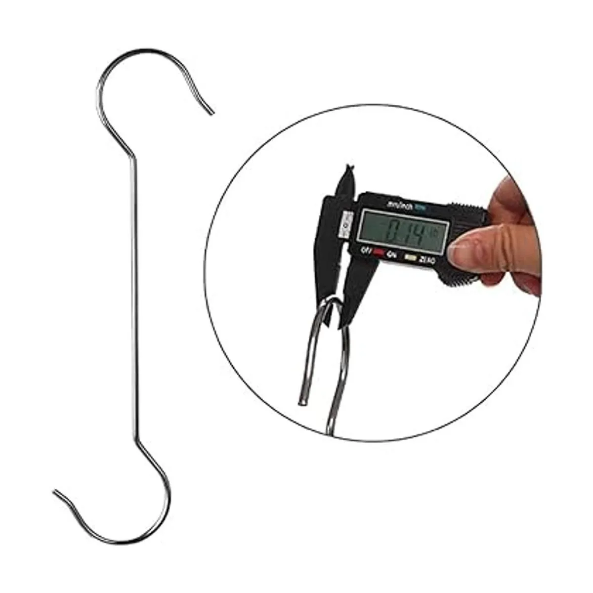 Ganchos de metal para colgar en S de Navidad de 12_5