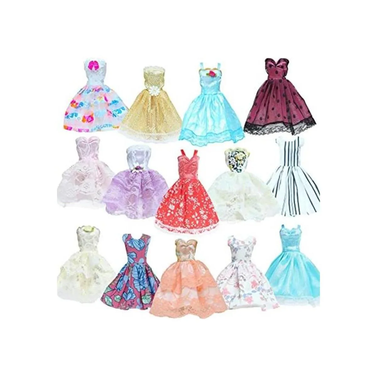 BJDBUS 6 piezas mini vestido de bola para niña de 11.5_1