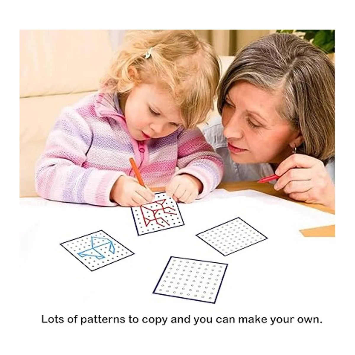 Thoth Montessori Geoboard de madera de material_4