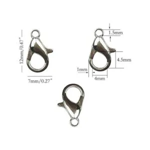 Hyamass 200 cierres curvos de langosta de 0.276 x 0.472 in_2