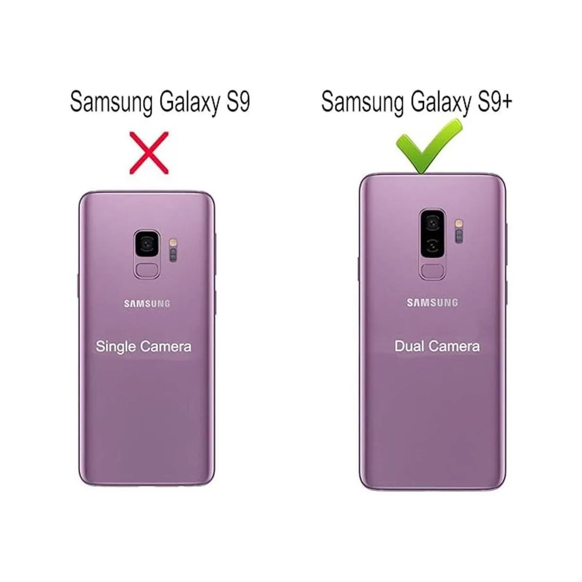 Tekcoo Funda para Galaxy S9 Plus para clip S9 Plus_3