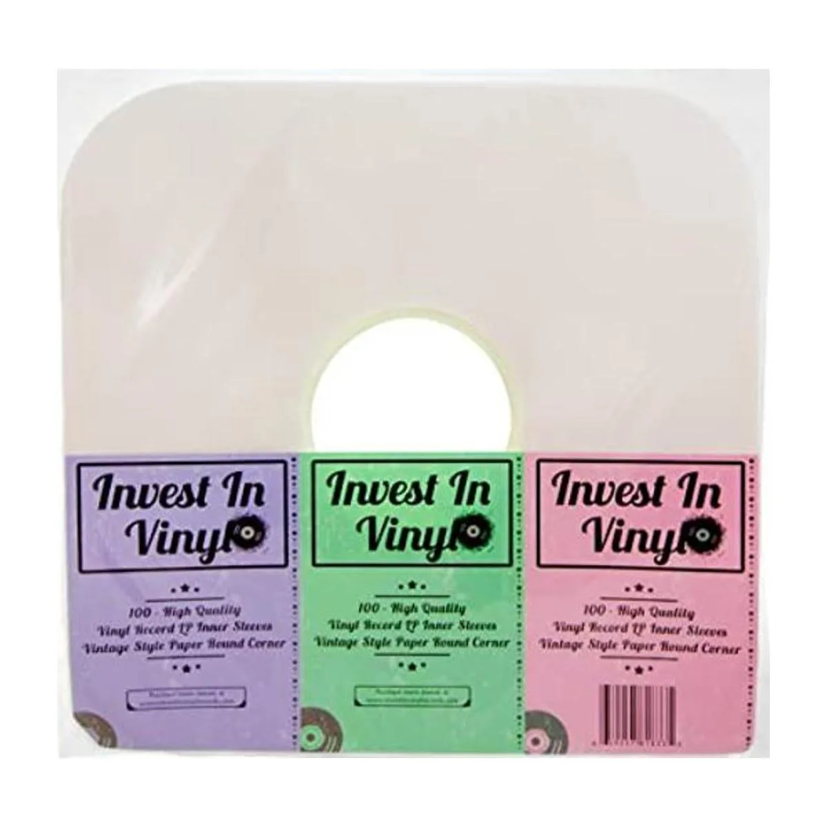 Fundas interiores de vinilo para grabado de 100 lP papel_1