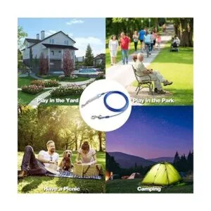 Petbobi 20 Feet 30 Feet Tie Out Cable Chew Proof for Dog_6