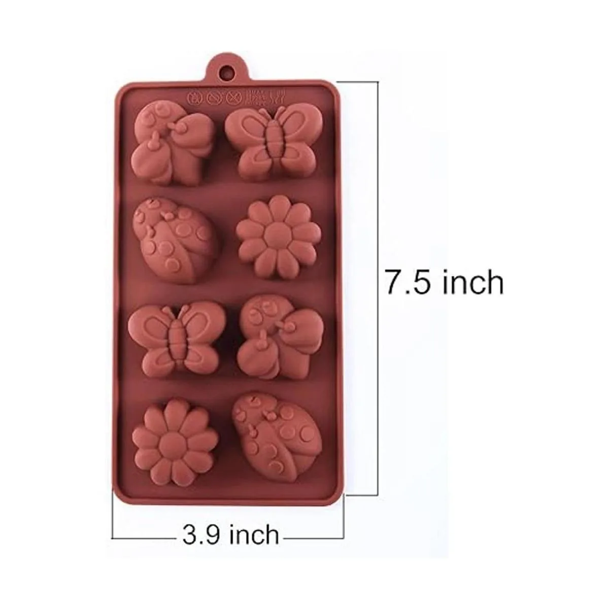 STARUBY Moldes de silicona antiadherentes moldes de_3
