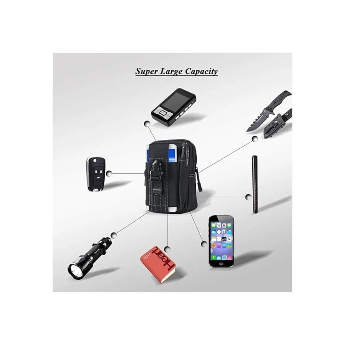 SYIDINZN Bolsa táctica para cinturón de cintura Funda_3