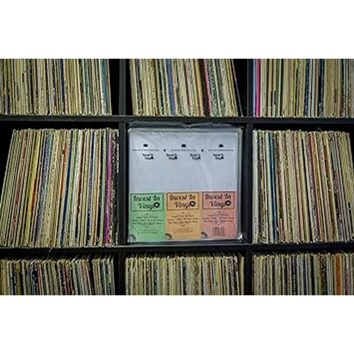 Paquete combinado de 100 fundas LP 50 3 mil exteriores y_4