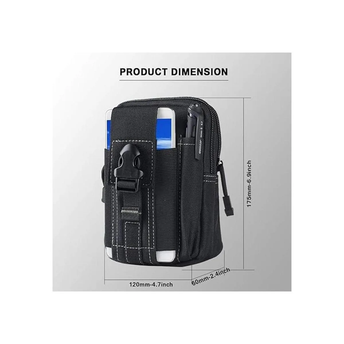 SYIDINZN Bolsa táctica para cinturón de cintura Funda_2