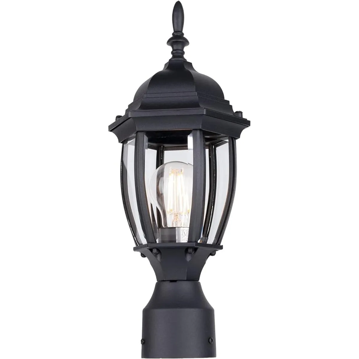 LITPaTH Farol de poste de luz para exteriores con una base_3