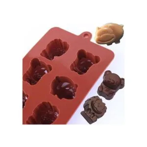 STARUBY Moldes de silicona antiadherentes moldes de_6