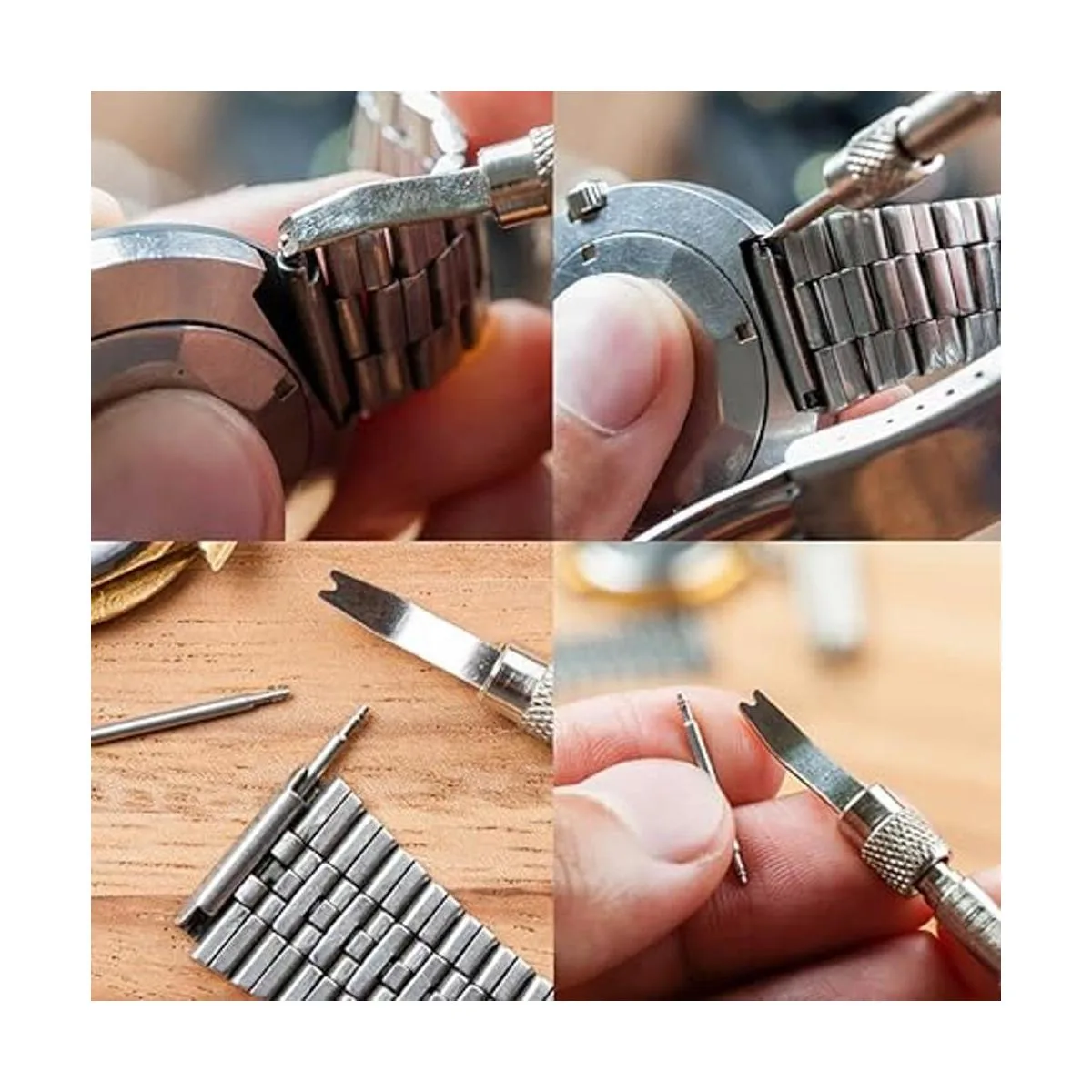 Anezus Kit de removedor de eslabones de reloj con barra_6