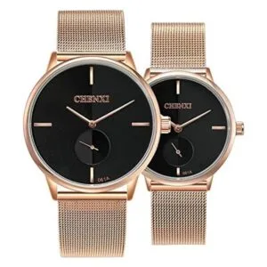 Reloj para parejas hombres y mujeres par de relojes de_1