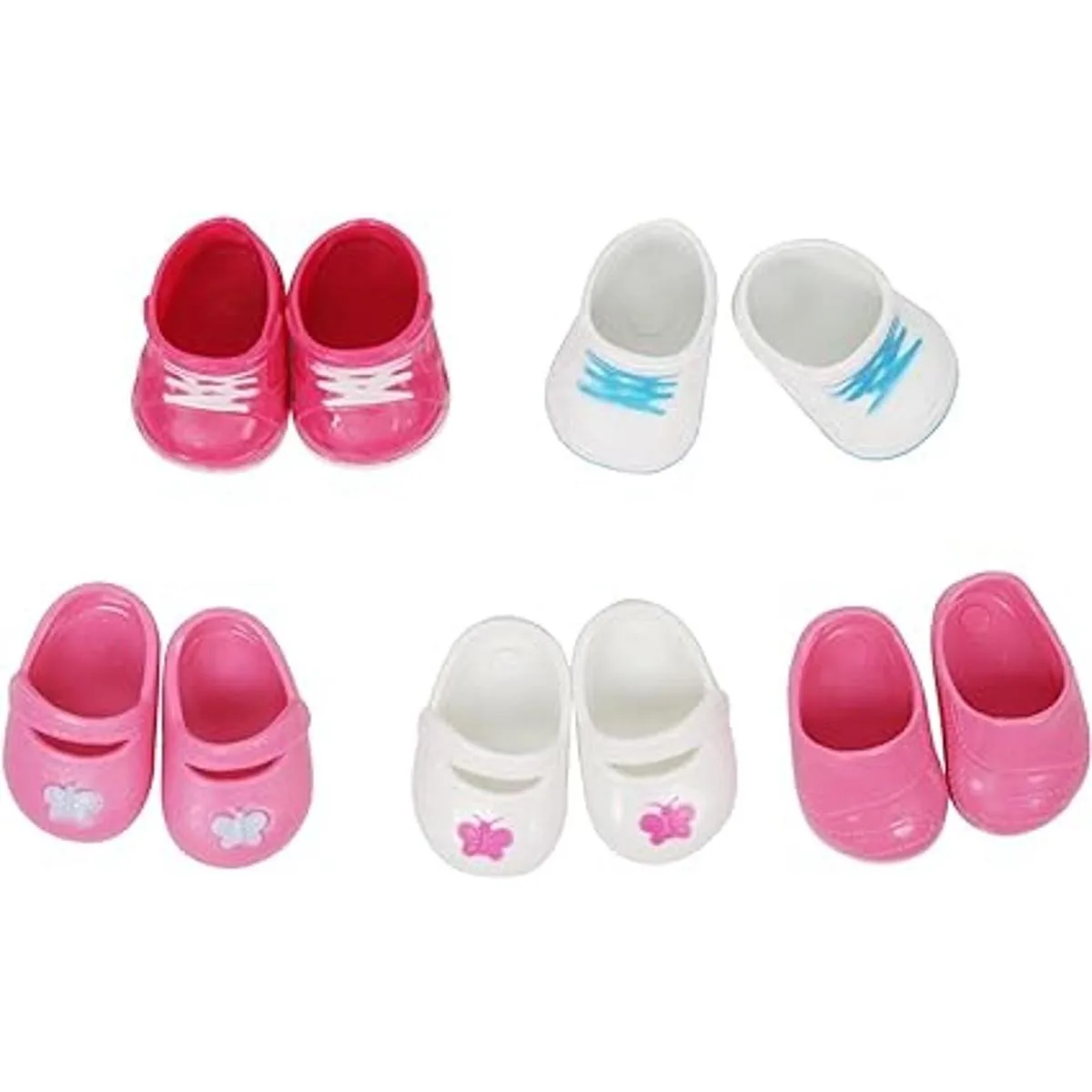 Huang Cheng Toys 5 pares de zapatos para muñecas de 15 a_3