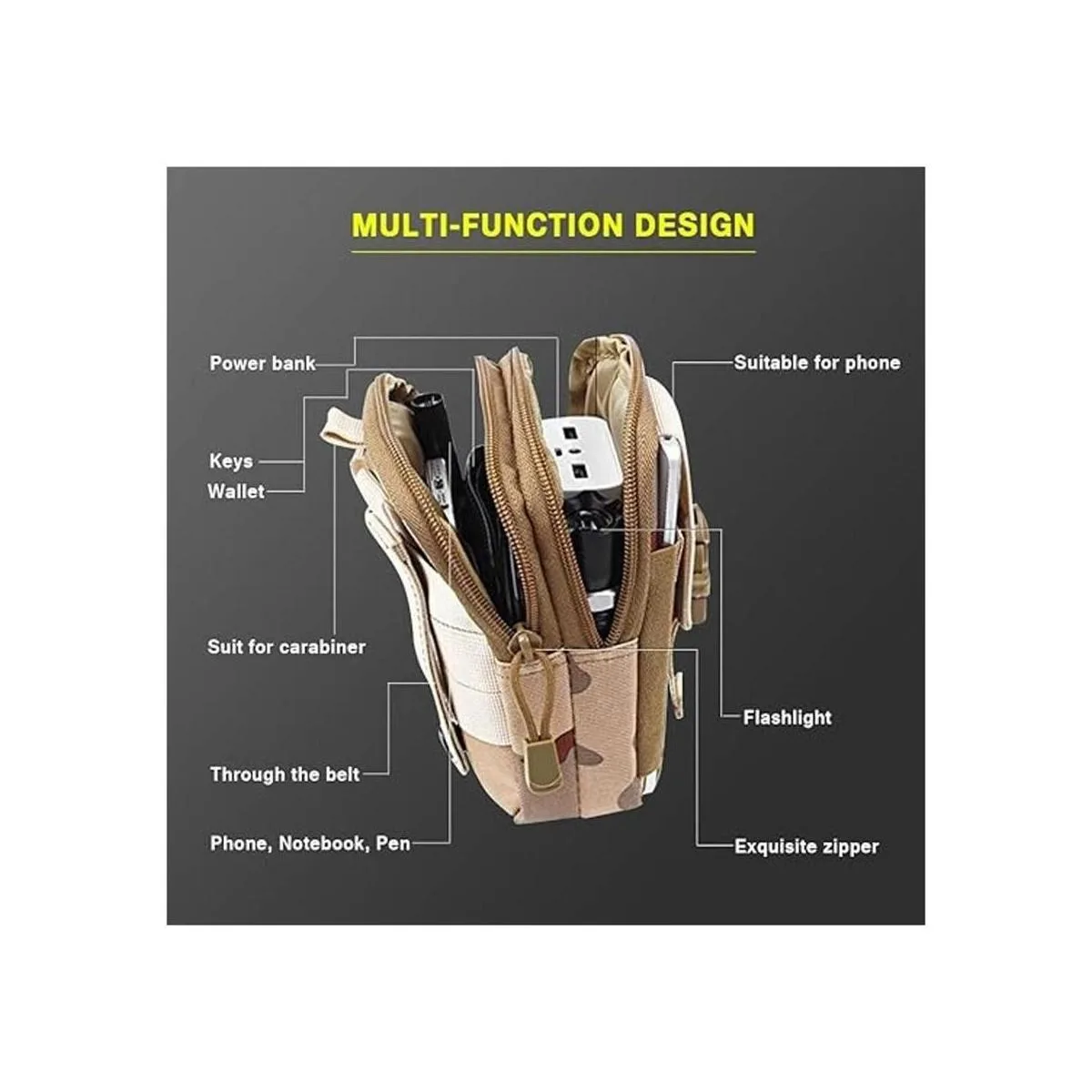 SYIDINZN Bolsa táctica para cinturón de cintura Funda_5
