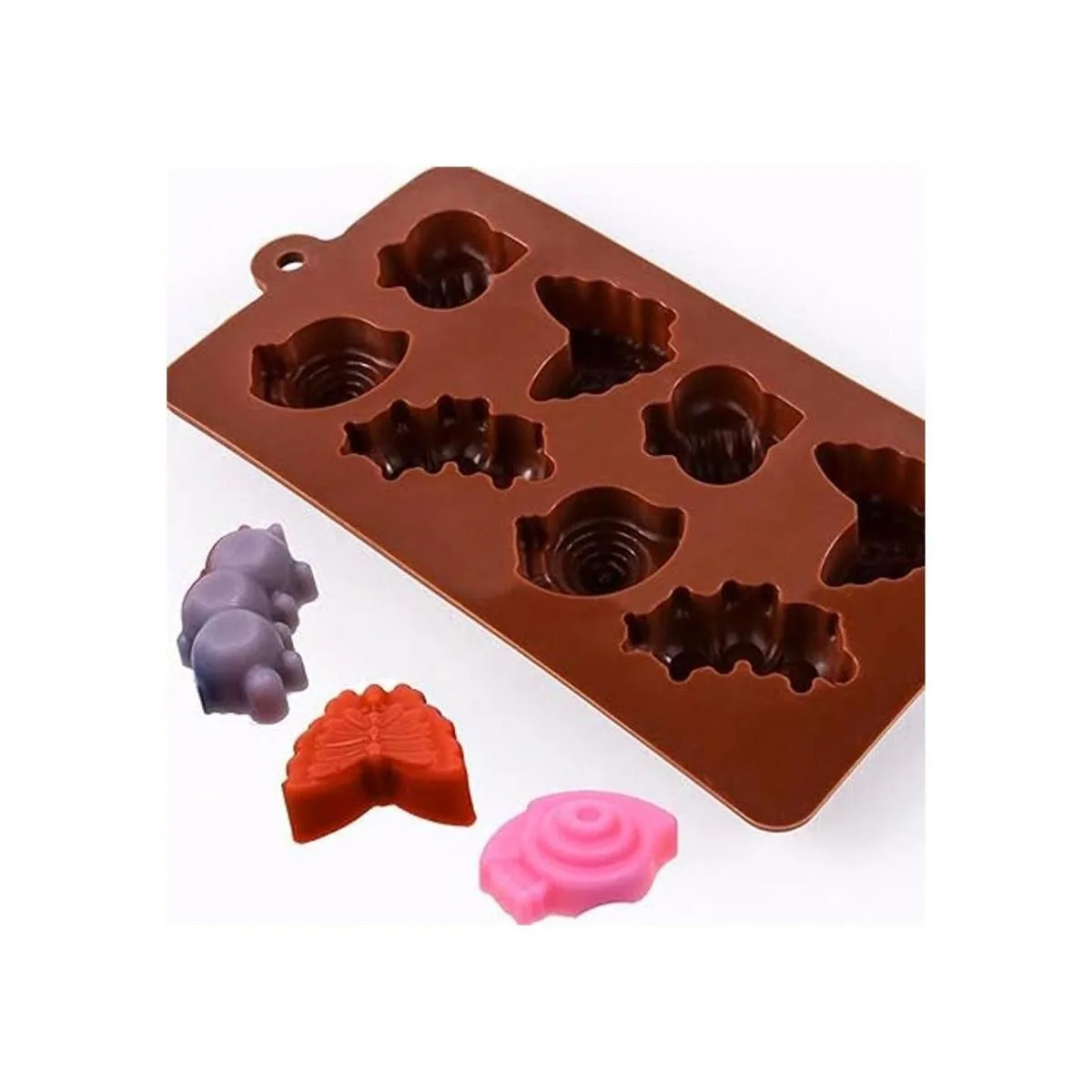 STARUBY Moldes de silicona antiadherentes moldes de_7