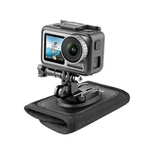 TELESIN Mochila de rotación 360 para cámara con clip de_4