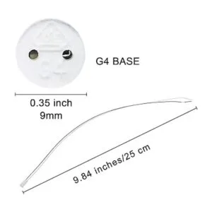 Rayhoo G4 Bombilla LED halógena MR11 Base Ceremic_5