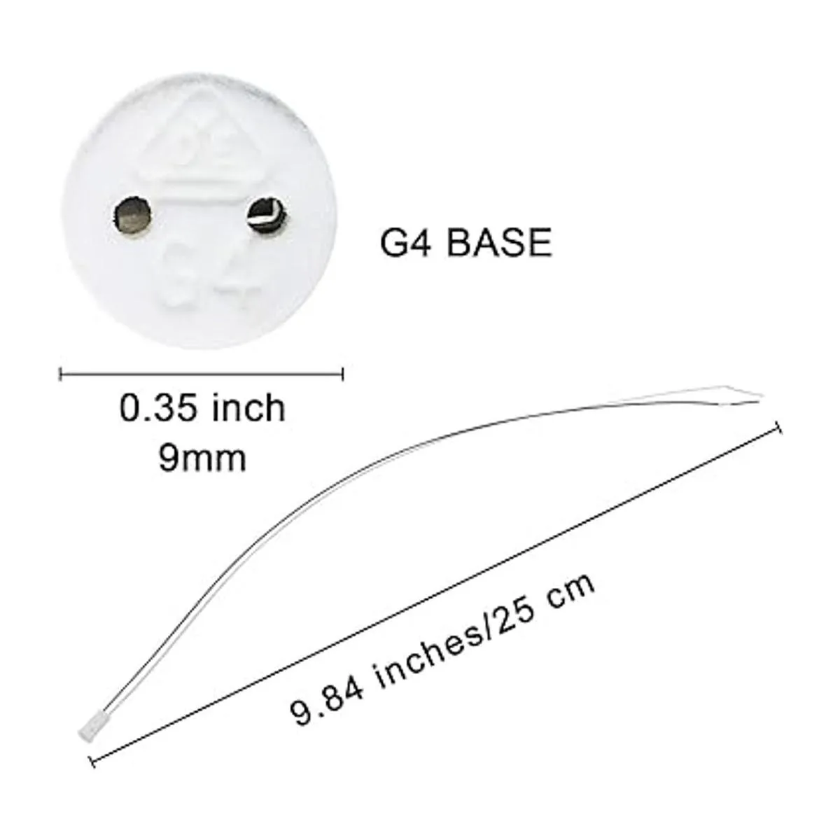 Rayhoo G4 Bombilla LED halógena MR11 Base Ceremic_5