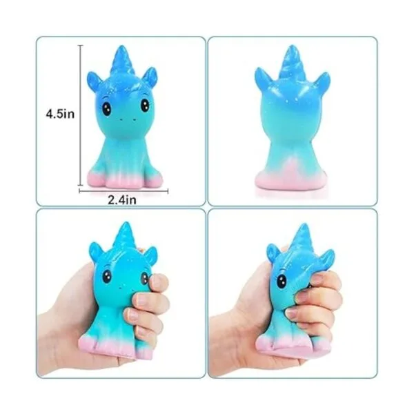 Juguetes blandos de unicornio Paquete de 6 Squishies de_6