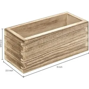 MyGift Soporte magnético de madera rústica con antorcha_5