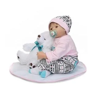 Pedolltree Reborn Ropa para muñecos de bebé color rosa_2