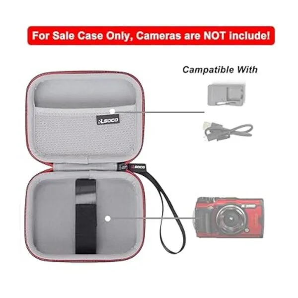 RLSOCO Funda rígida para cámara digital Olympus Tough_3