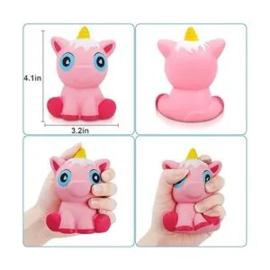 Juguetes blandos de unicornio Paquete de 6 Squishies de_2