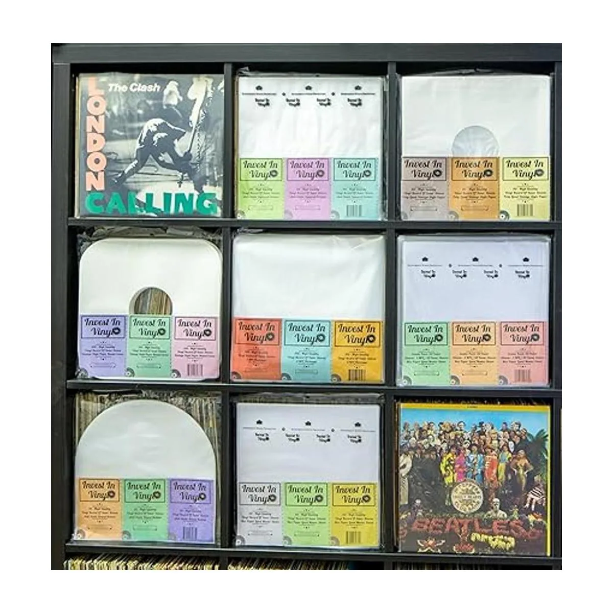 Fundas interiores de vinilo para grabado de 100 lP papel_6