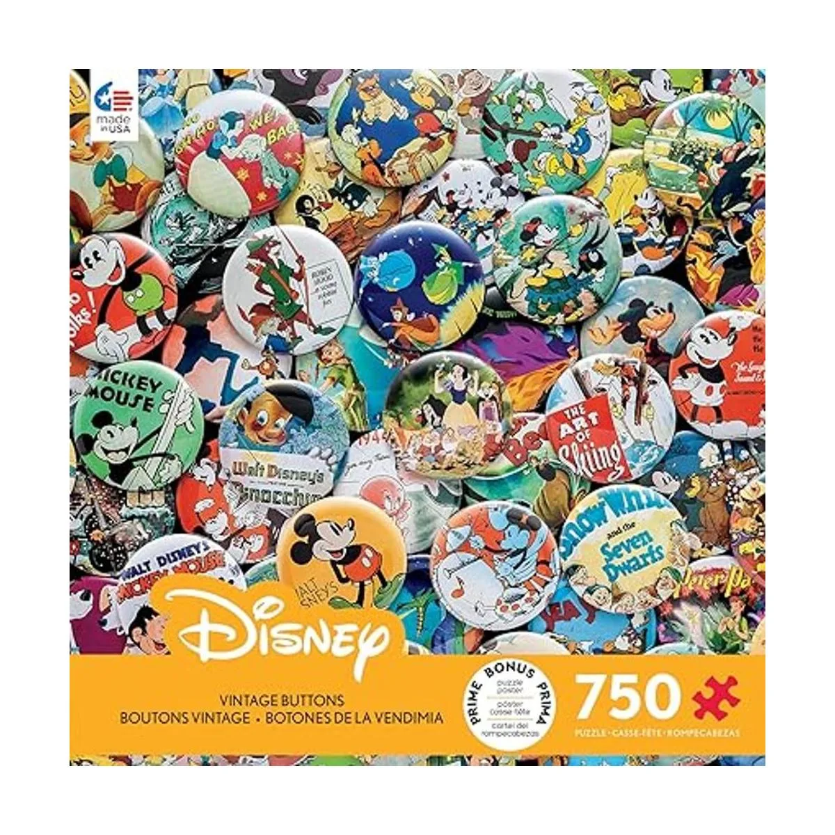 Ceaco Disney Botones vintage Rompecabezas de 750 piezas_2