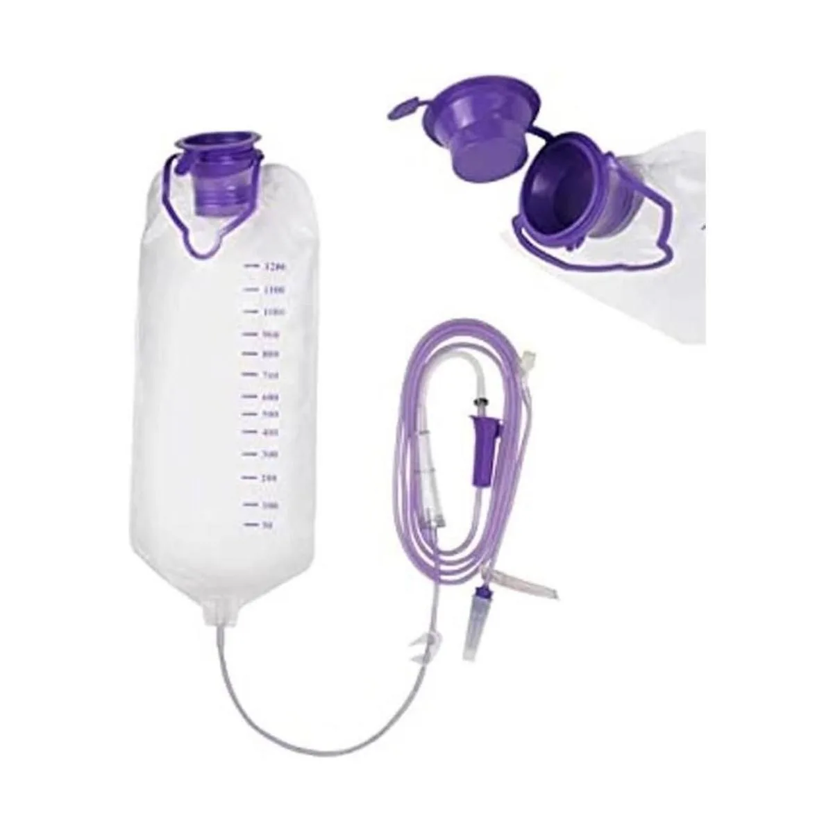 Denshine Juego de bolsas de gravedad de entrega enteral de_1