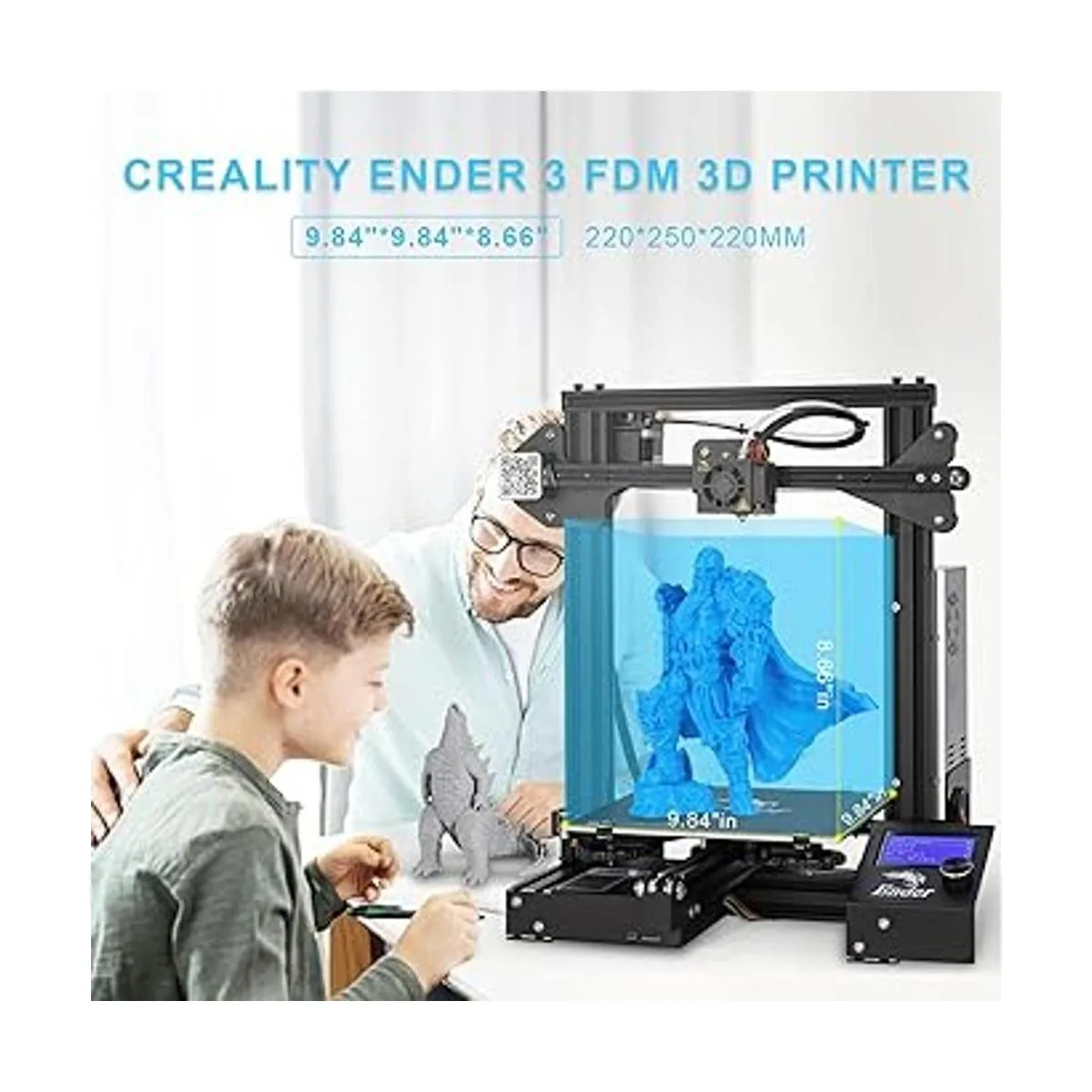 Impresora 3D oficial de Creality Ender 3 de código abierto_2